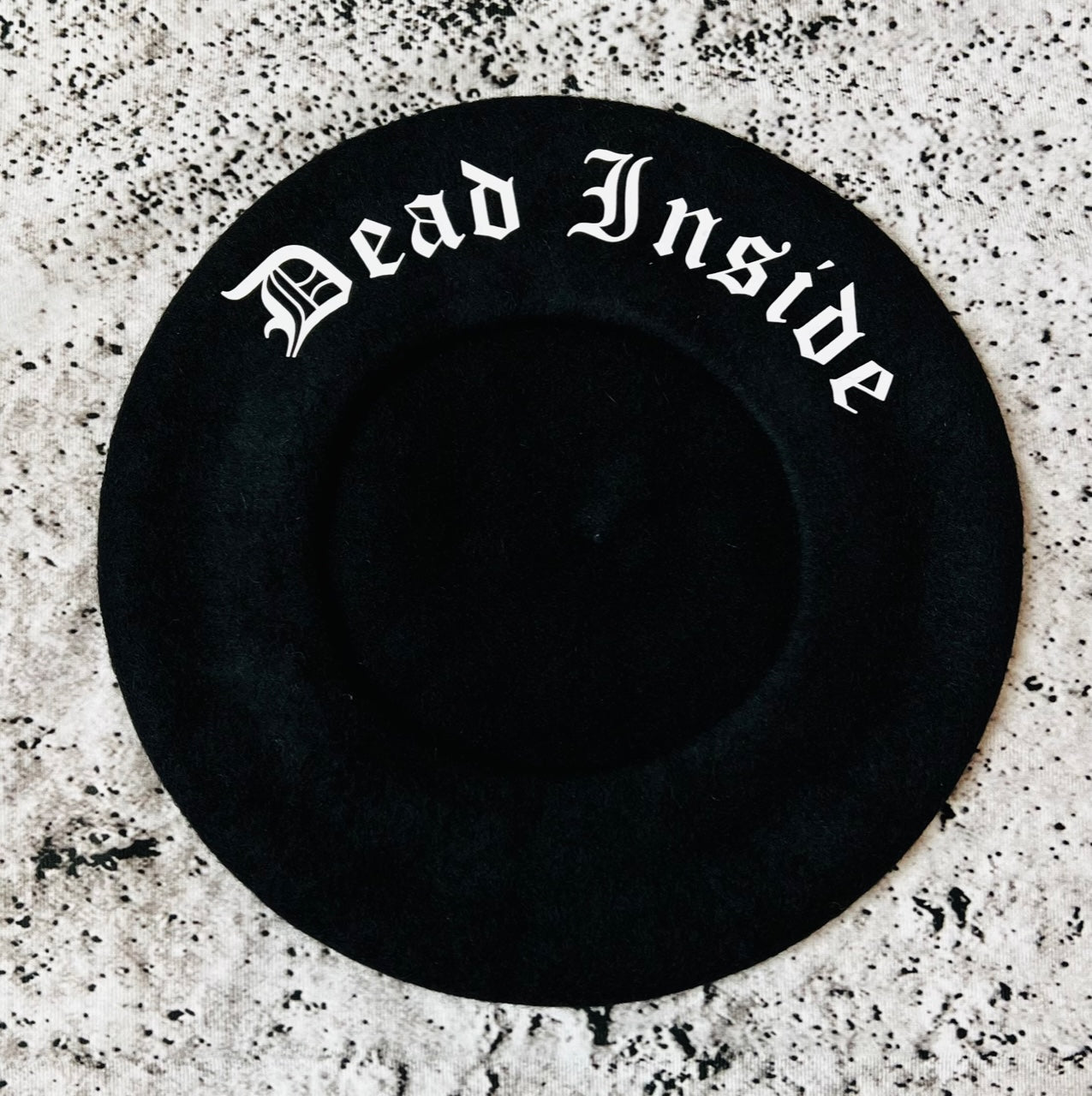 Vegan Beret - Dead Inside - Gothic