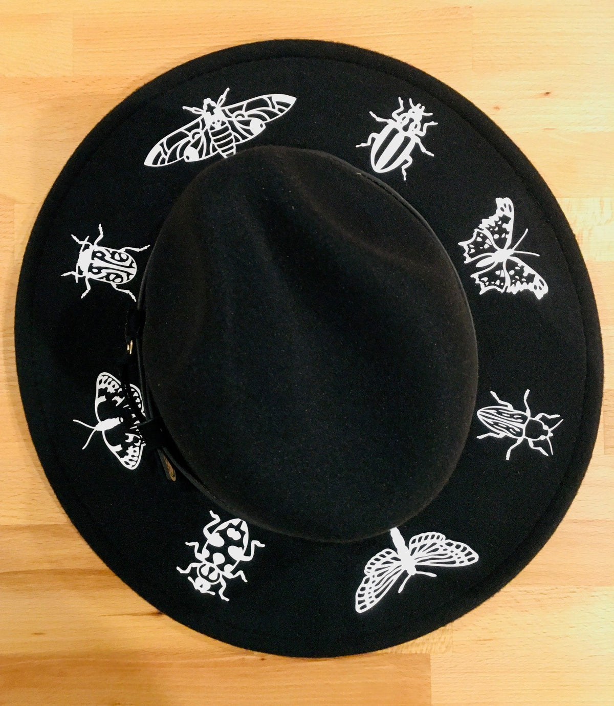 Vegan Felt Hat - Insects