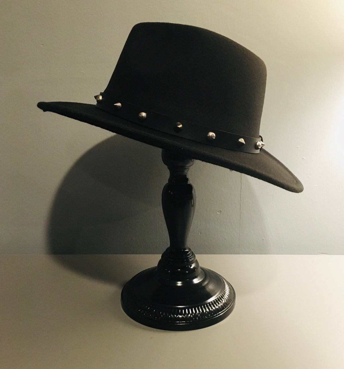 Vegan Felt Hat - Plain - Spiked - READY TO SHIP
