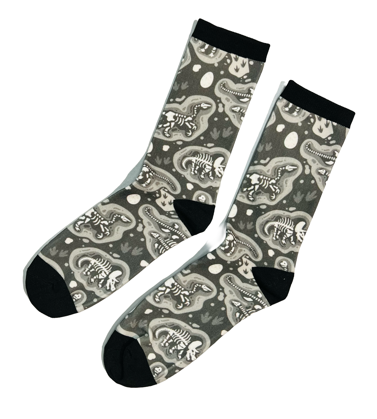 Novelty Socks - Dino Skeletons