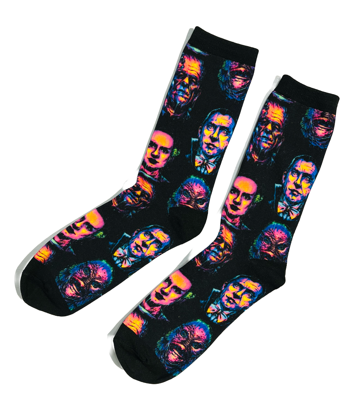 Novelty Socks - Neon Monsters