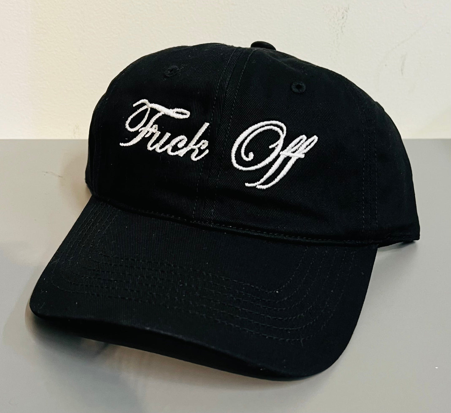 Fuck Off - embroidered dad hat - READY TO SHIP