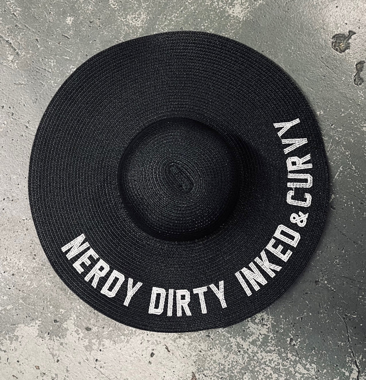 Floppy Sun Hat - XL Brim - Nerdy Dirty Inked & Curvy