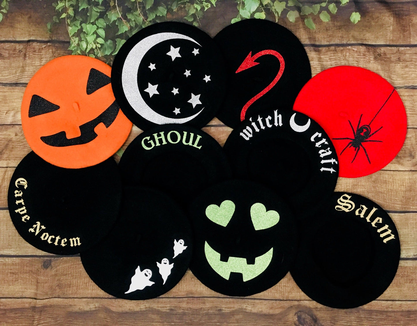 Vegan Beret - Black Widow