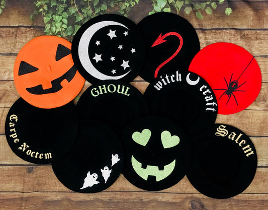 Vegan Beret - Black Widow