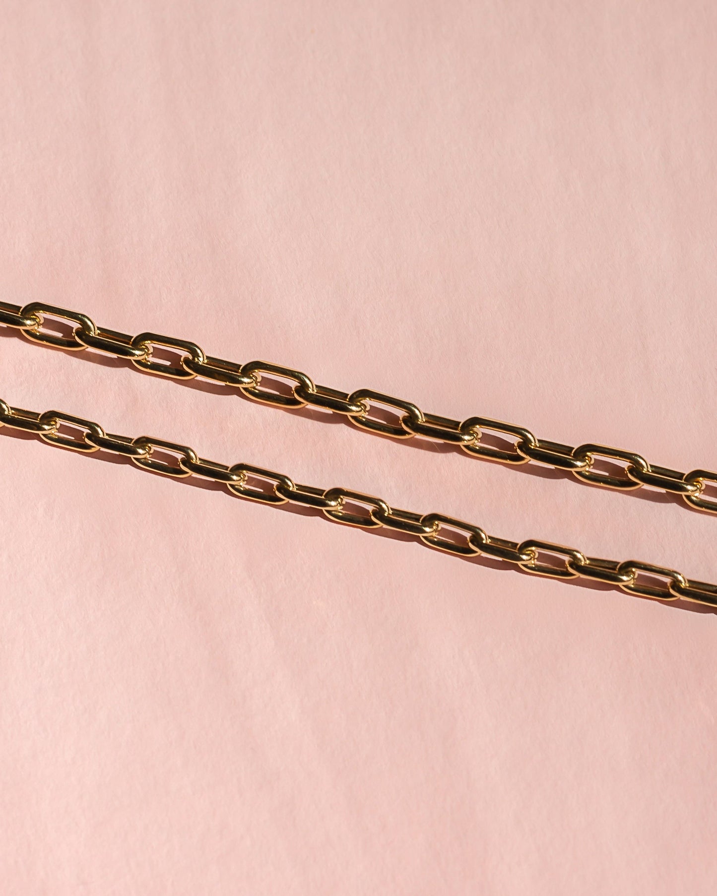 14k Gold Extra Large Open Link Chain Bracelet