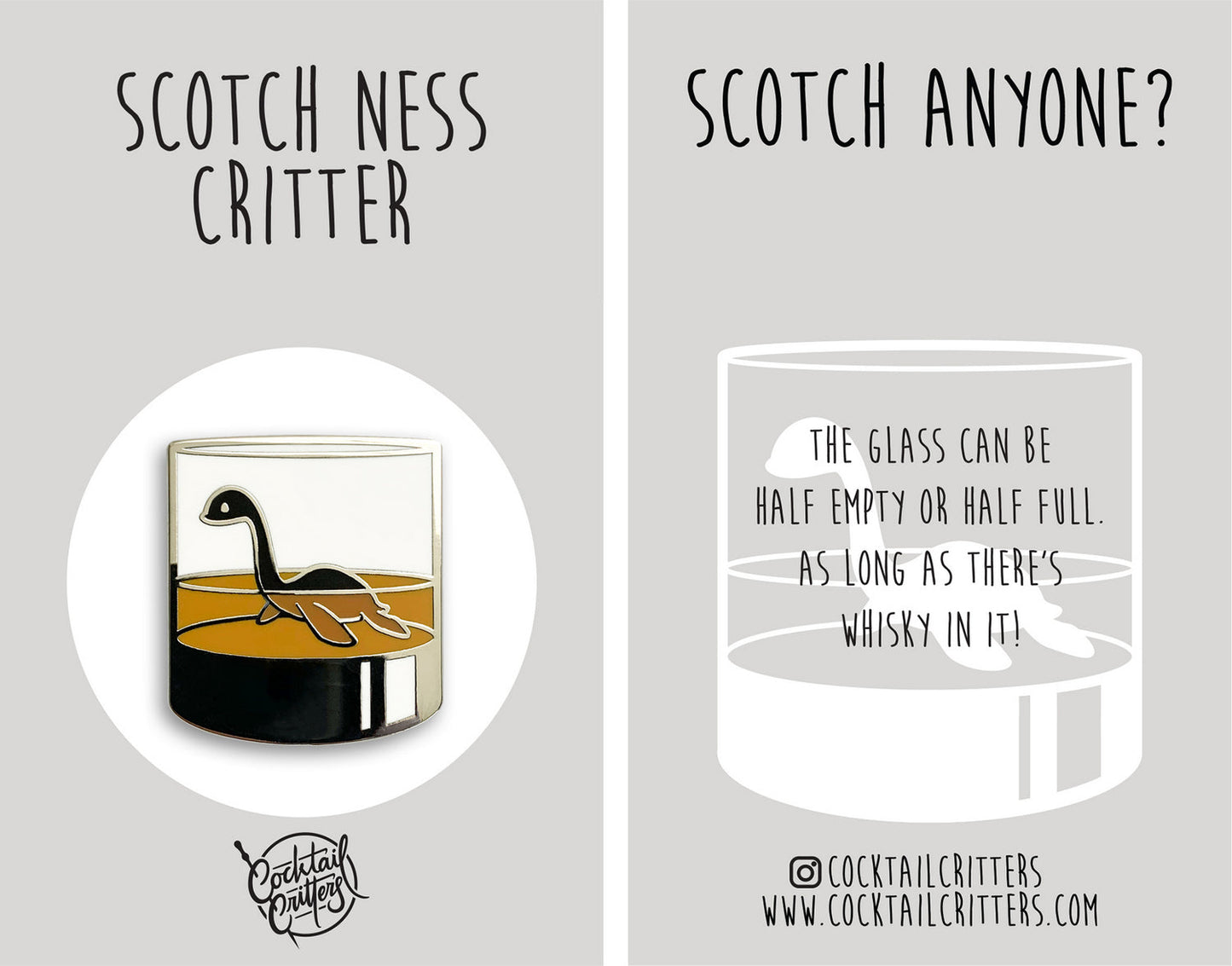 Scotch Ness Critter Pin