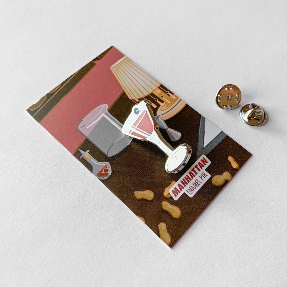 Manhattan Cocktail Pin