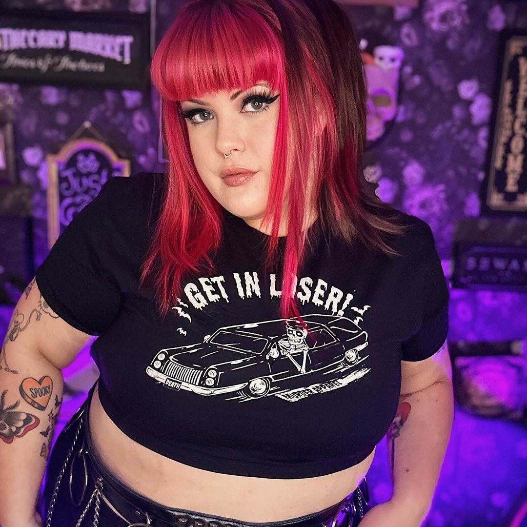 Get In Loser Crop Top