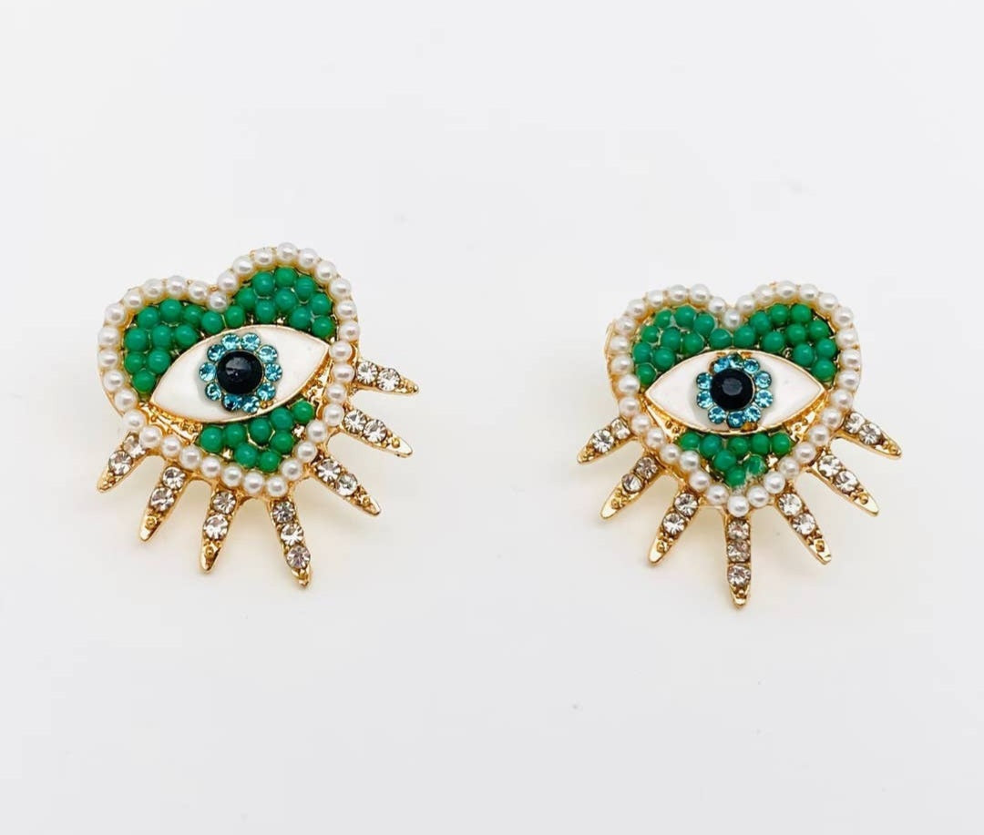 Eye for an Eye Stud Earrings