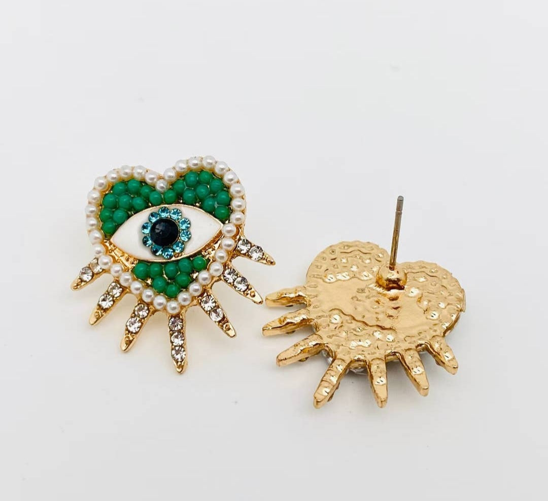 Eye for an Eye Stud Earrings