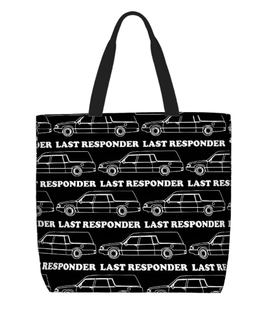 Printed Beach Bag / XL Tote Bag - Last Responder