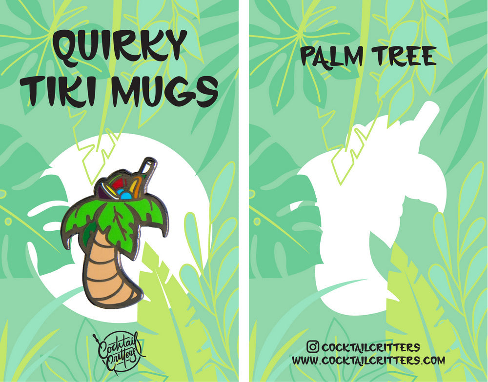 Quirky Palm Tree Pin