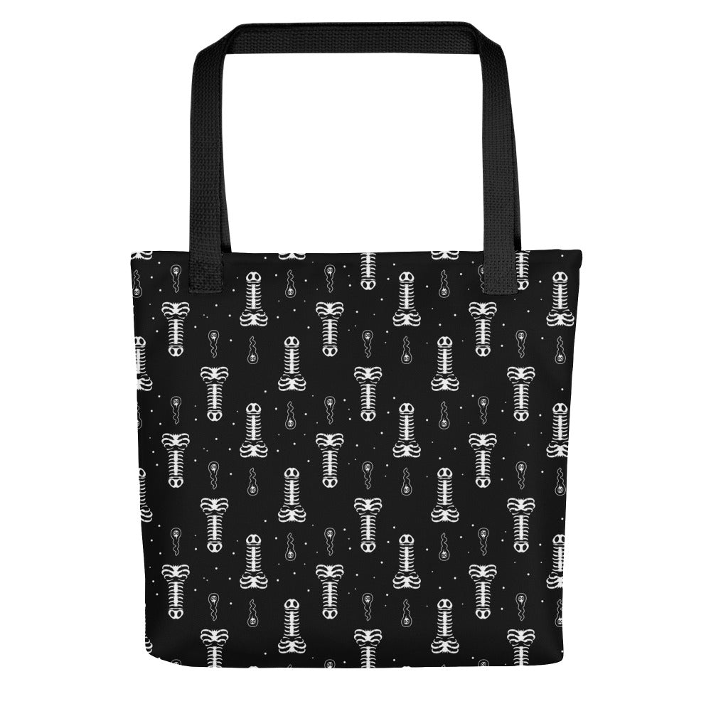 Skeleton Penis Boner Tote