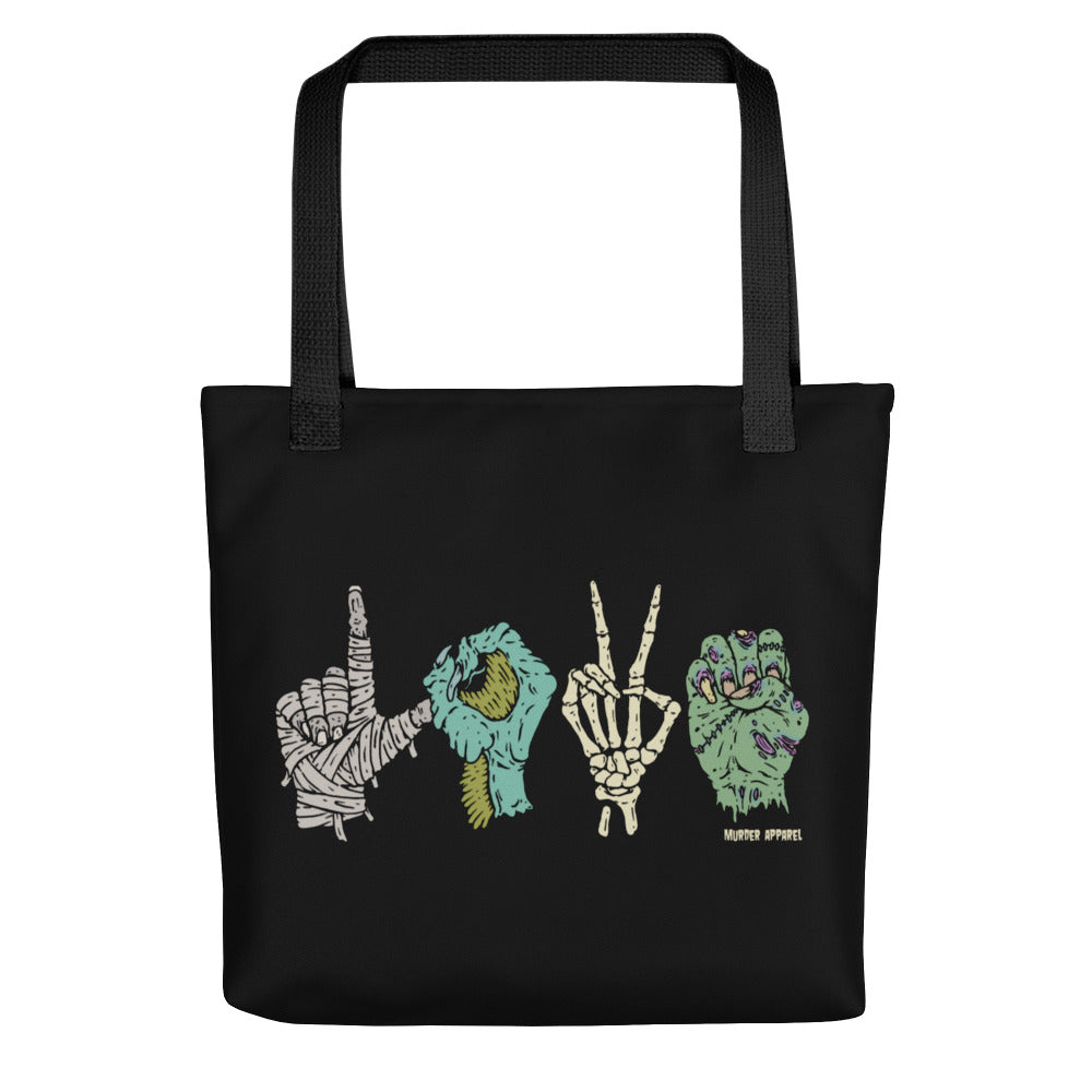 Monster Love ASL Tote