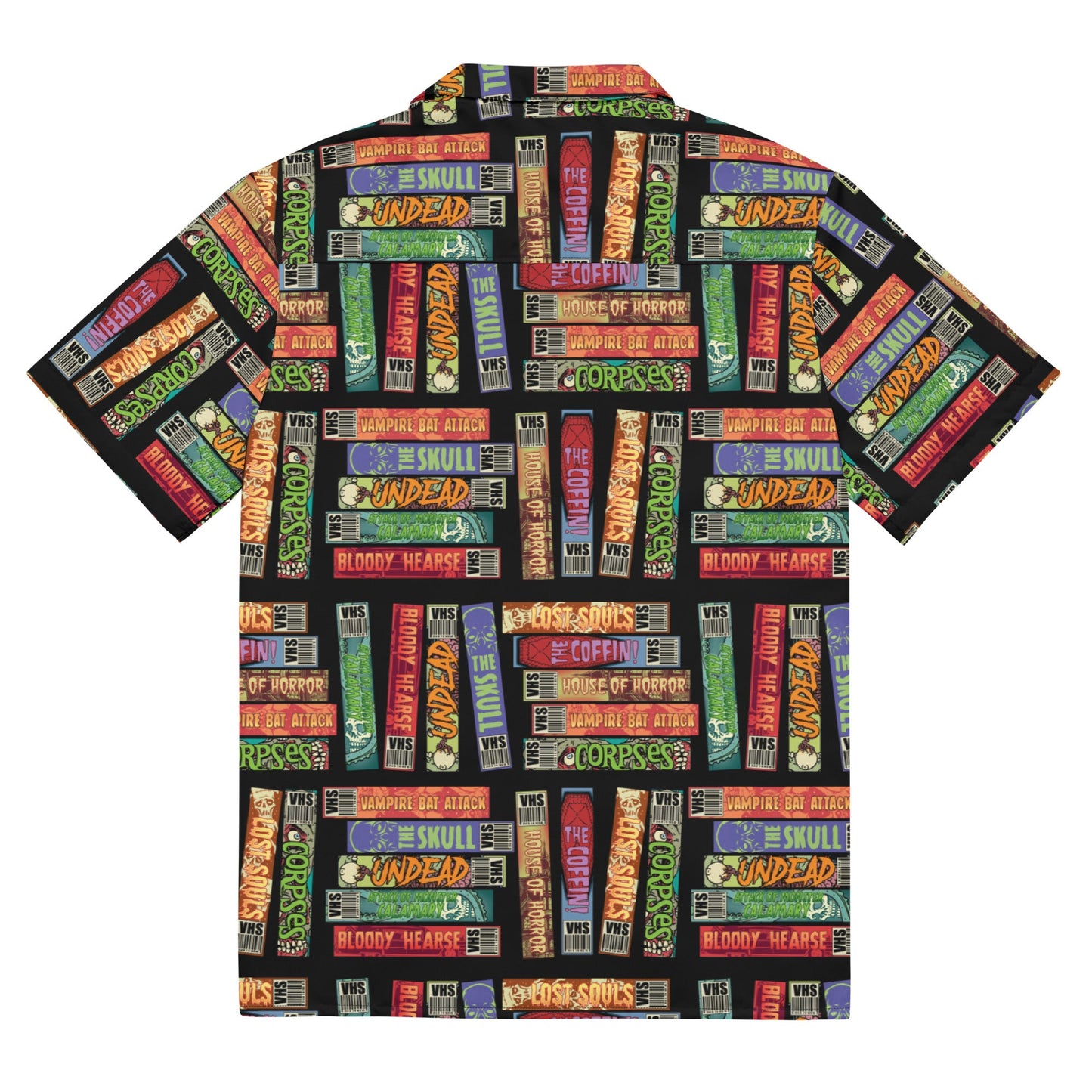 Vintage Horror VHS Button-up