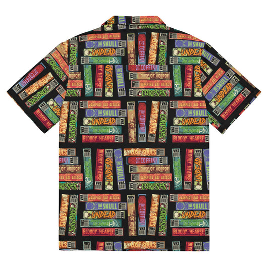 Vintage Horror VHS Button-up