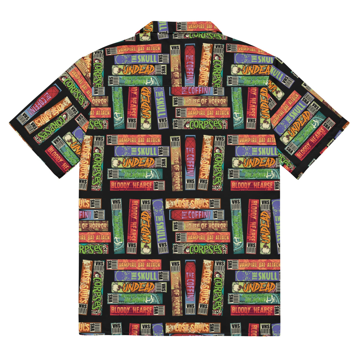 Vintage Horror VHS Button-up