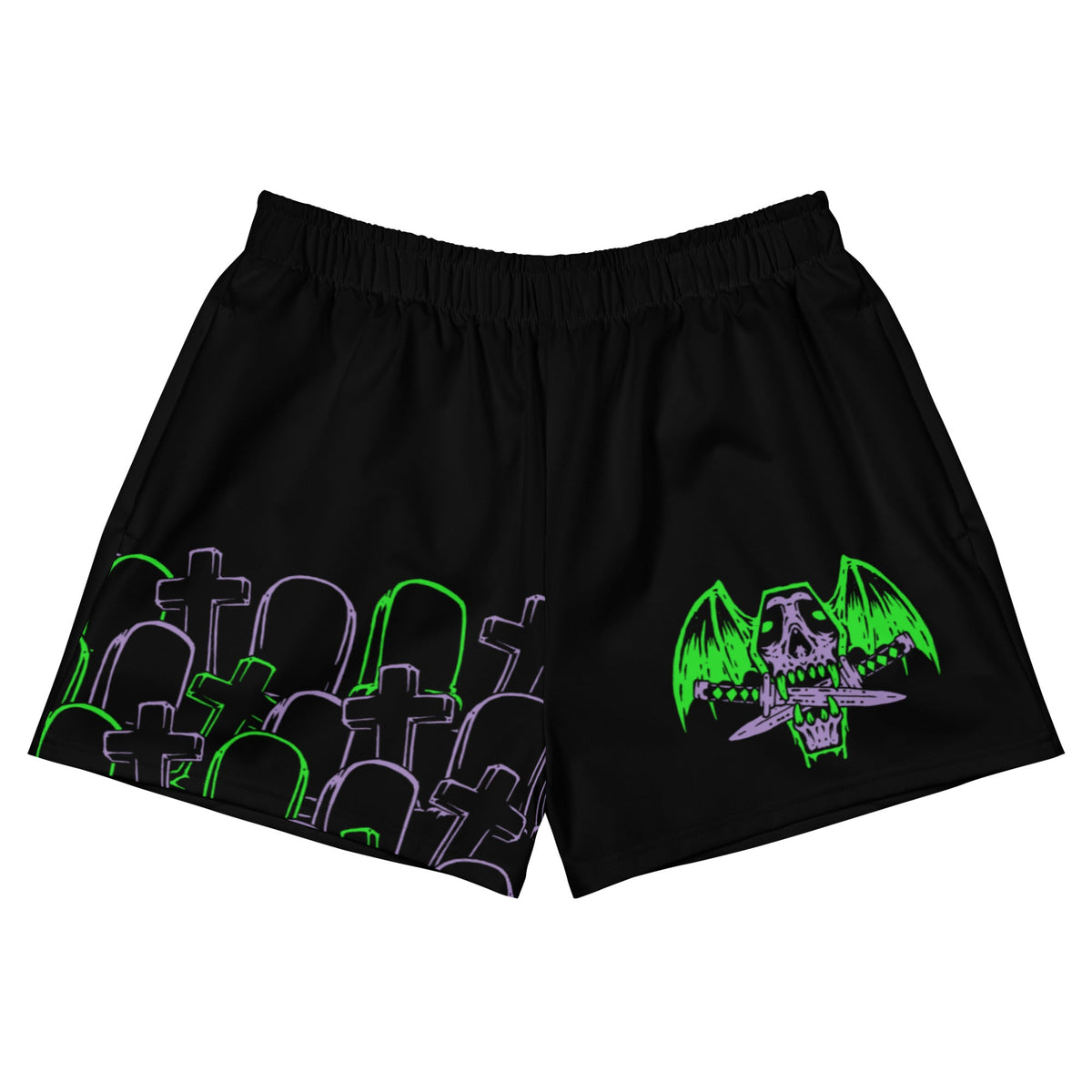 Coffin Skull Shorts