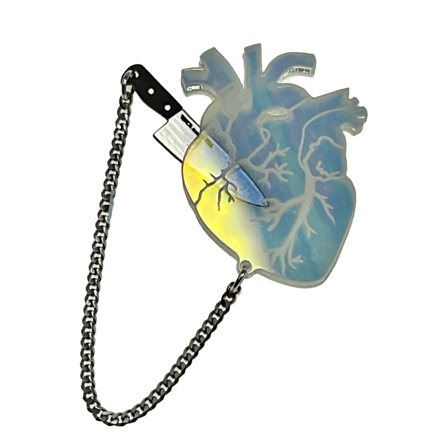 Last Chance! Heart of Aghast Brooch - Dreamy Iridescent