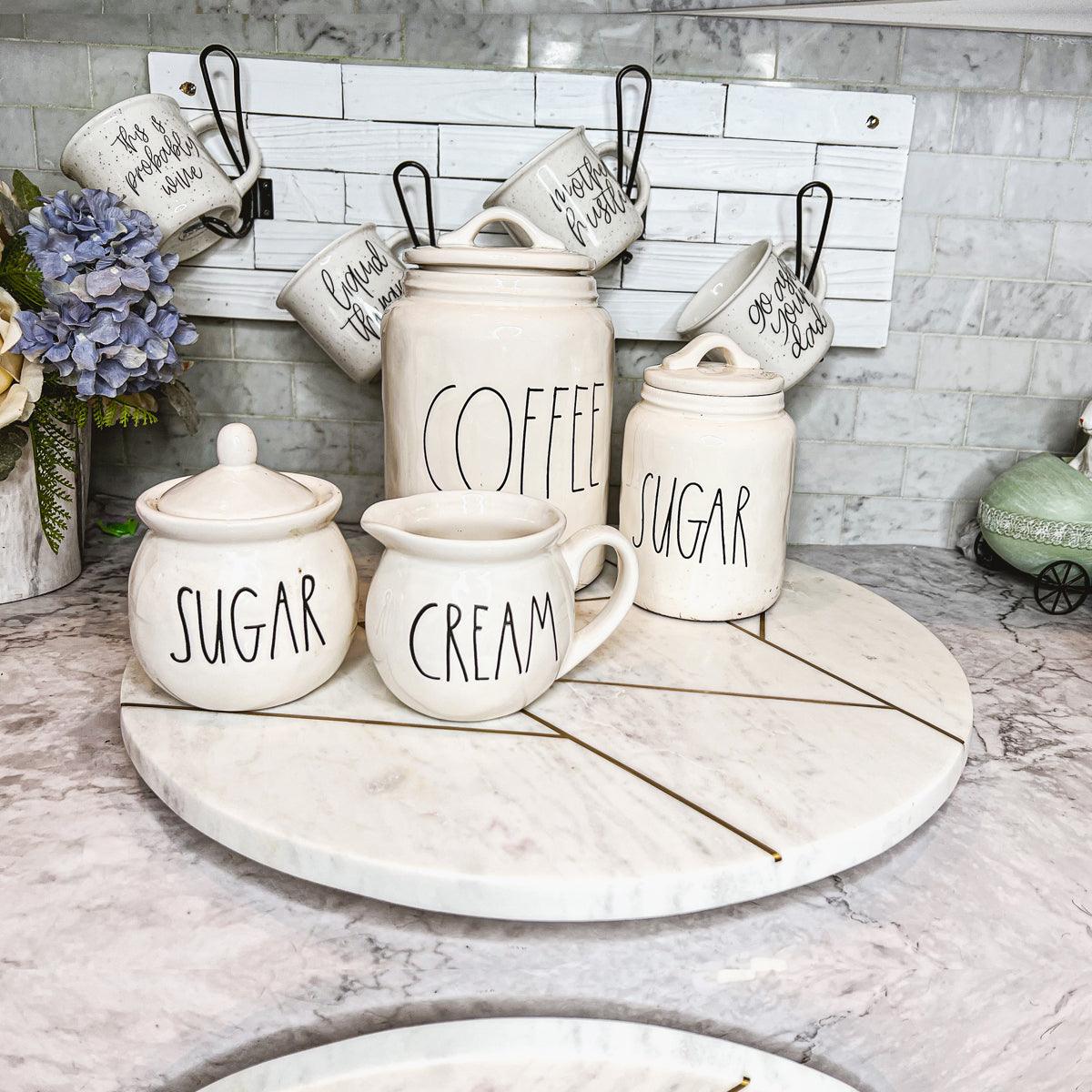 Marble & Gold Lazy Susan