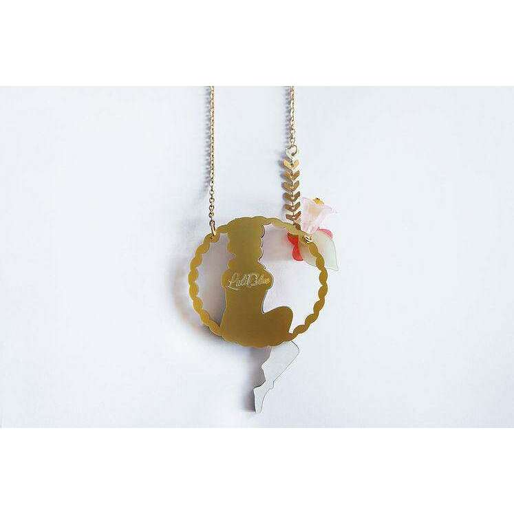 Bearded Woman Halloween Necklace by Laliblue | PRE-ORDER SHIPS IN 2-3 WEEKS