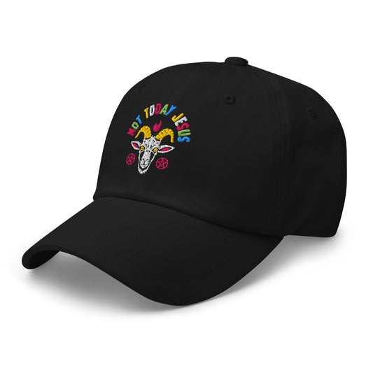 Not Today Jesus Dad hat