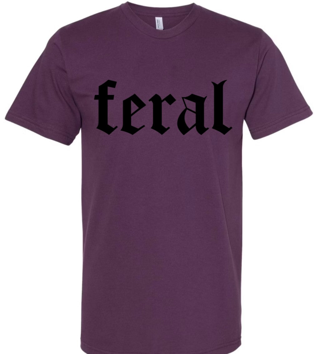 Feral - PLUM - T-Shirt