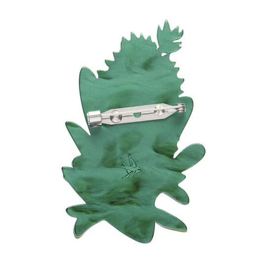 Crimson Bottlebrush Brooch by Erstwilder