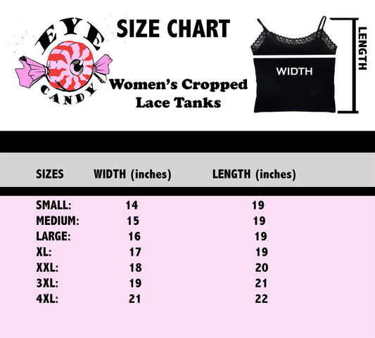 Wassup Cropped Lace Tank