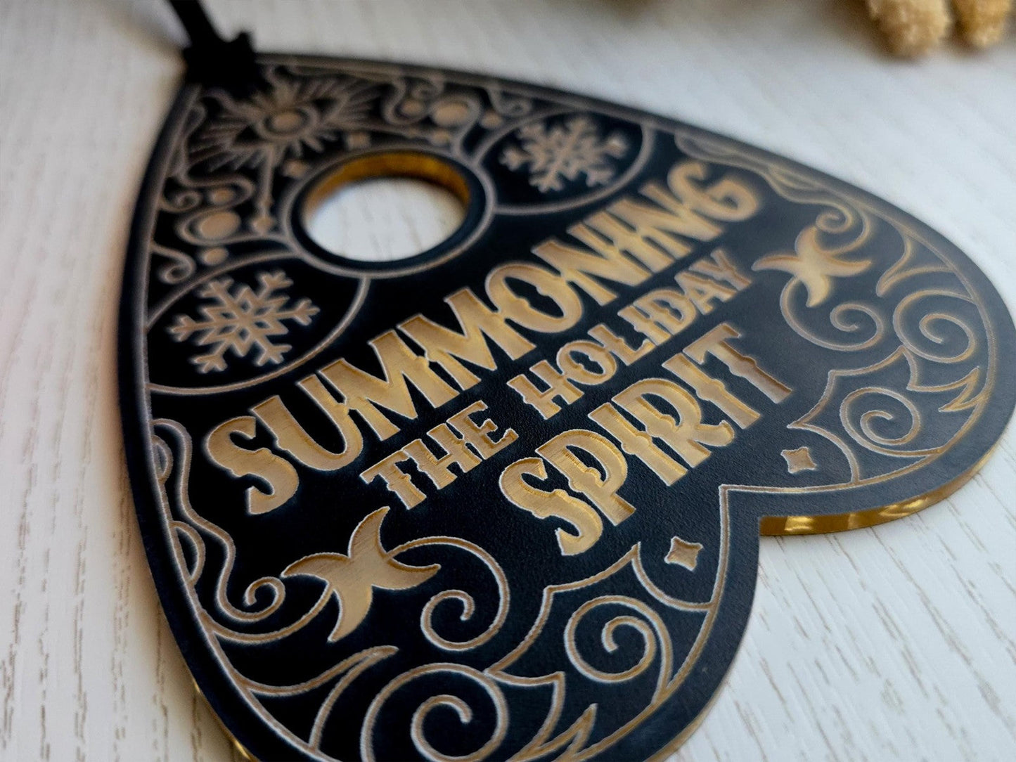 Summoning the Holiday Spirit Ouija Ornament