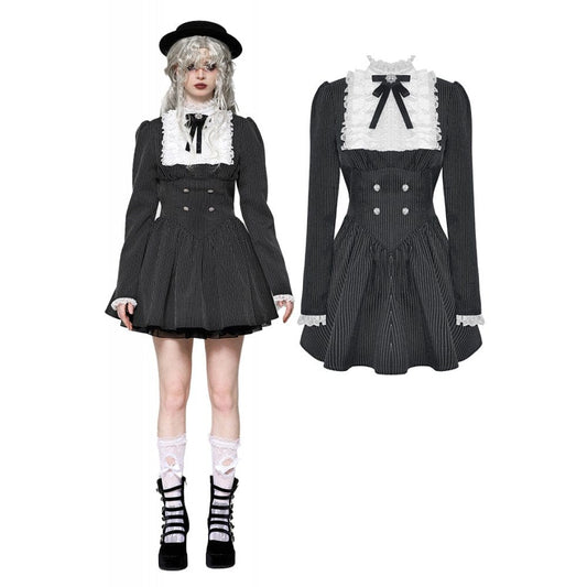 Academy Séance Ruffled Lace Dress