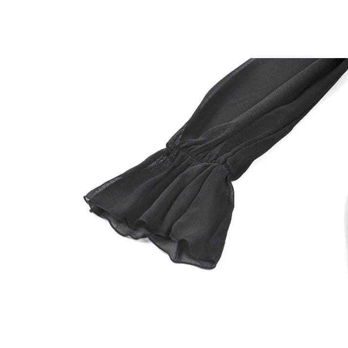 Lunar Dirge Off-Shoulder Dress