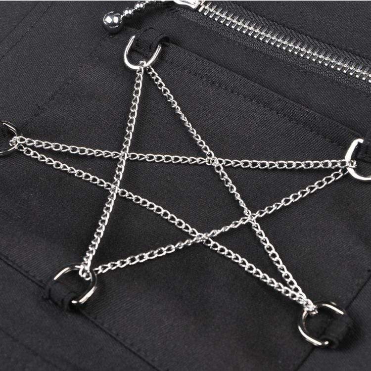 Constellation Rebel Chain Suspender Skirt
