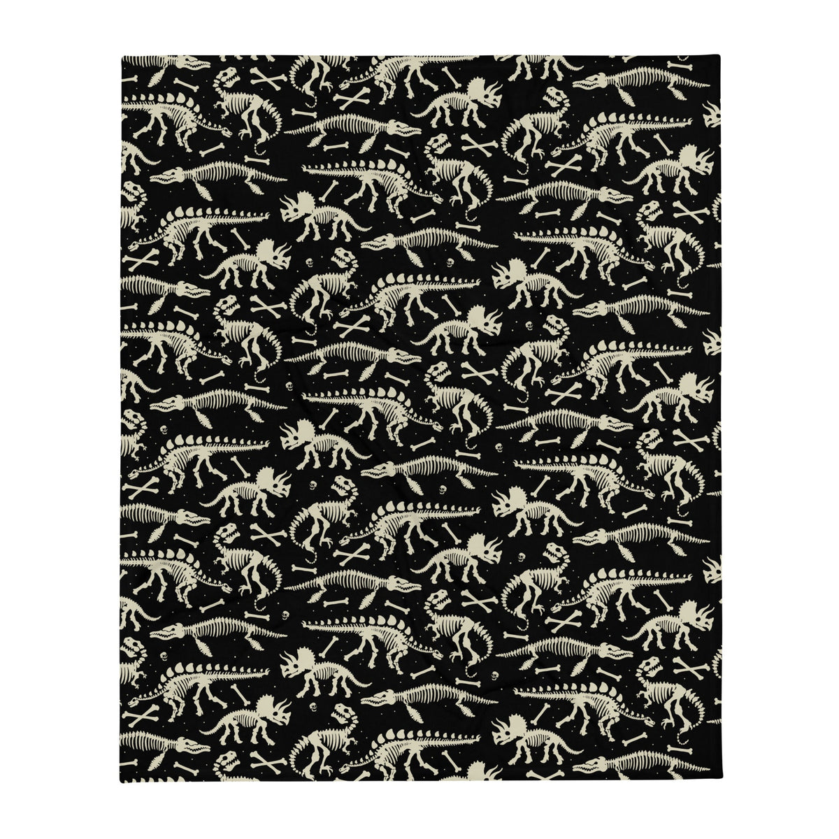 Dinosaur Fossils Throw Blanket