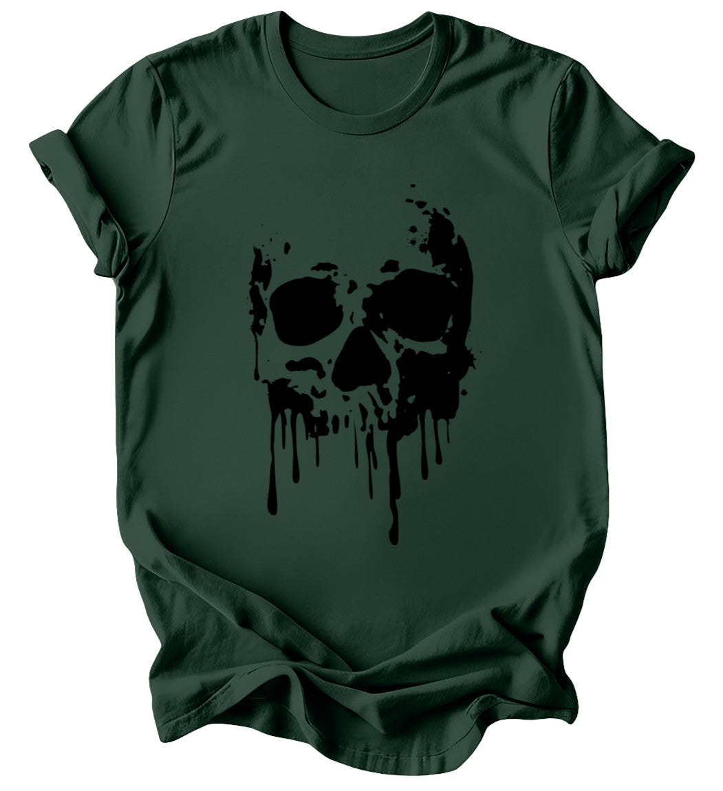 Dripping Skull - Burgundy or Emerald T-Shirt