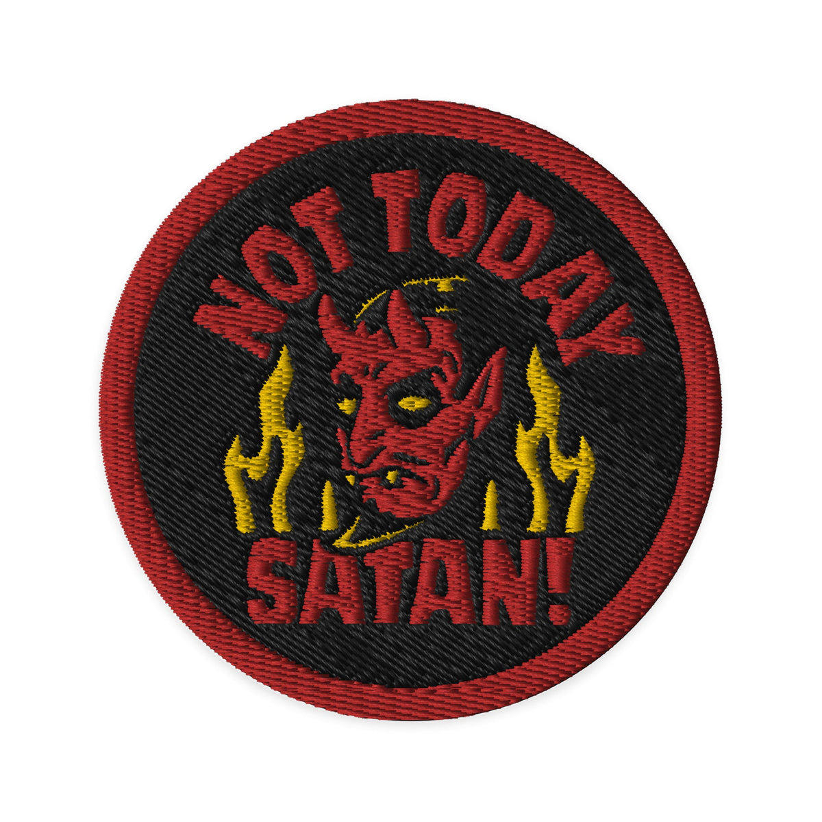 Not Today Satan Patch