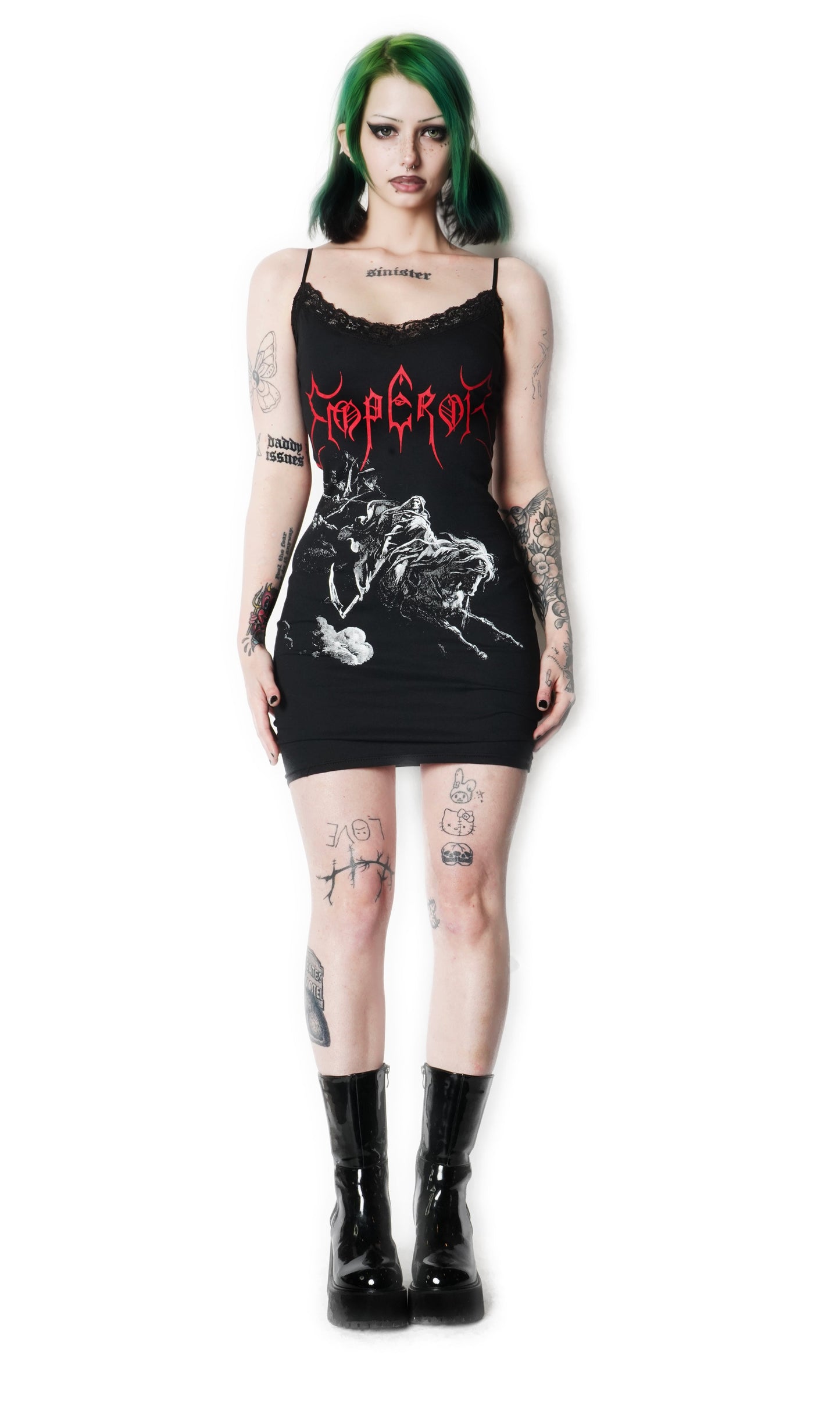 Emperor Lace Strap Dress