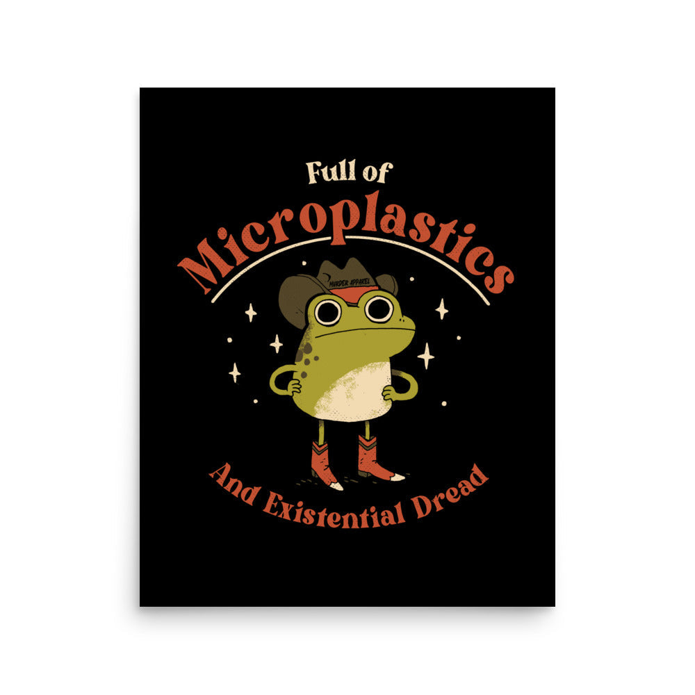 Microplastics & Existential Dread Poster
