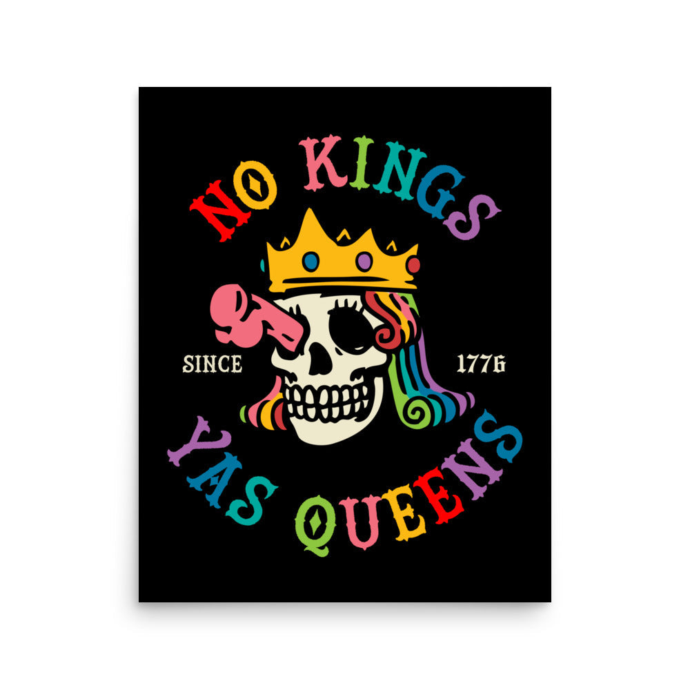 No Kings Yas Queens Poster