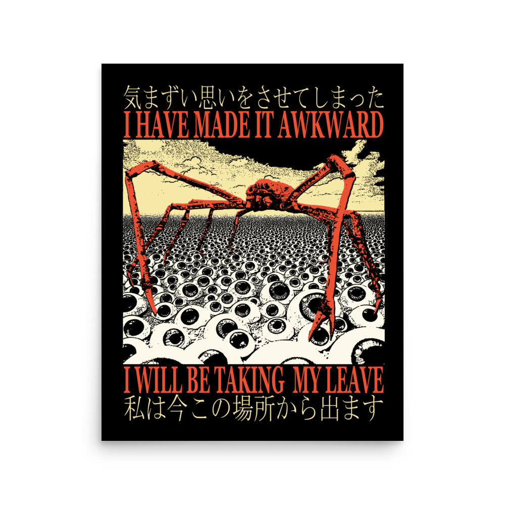 Awkward Crab Poster