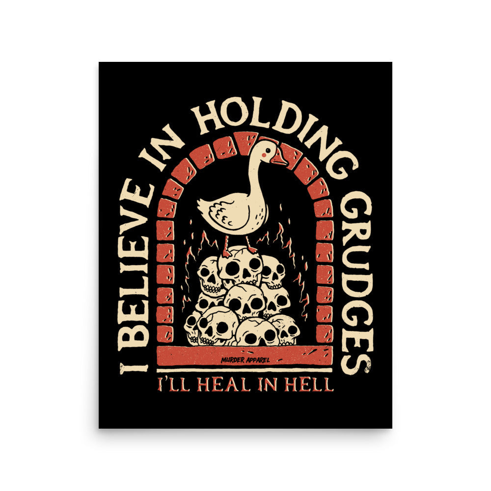 I Hold Grudges Poster