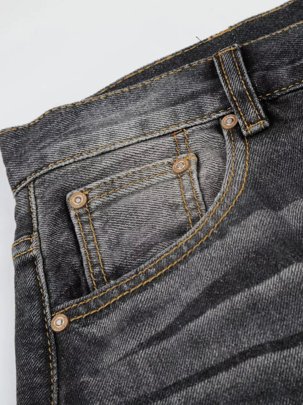 Ashfall Distressed Wide-Leg Jeans