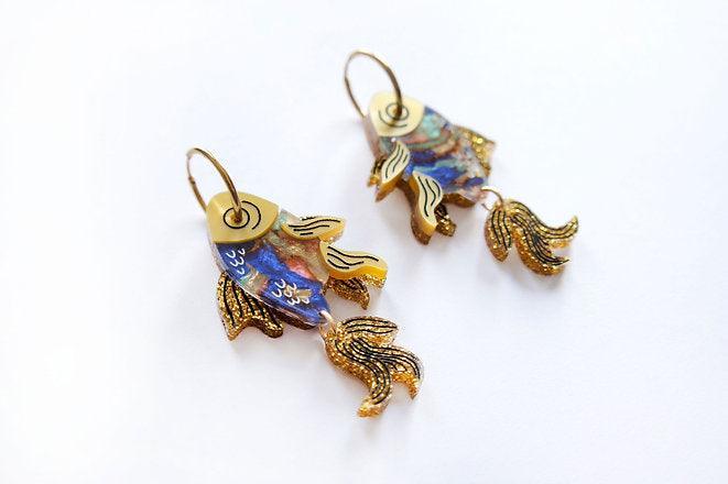 Fish Earrings by Laliblue