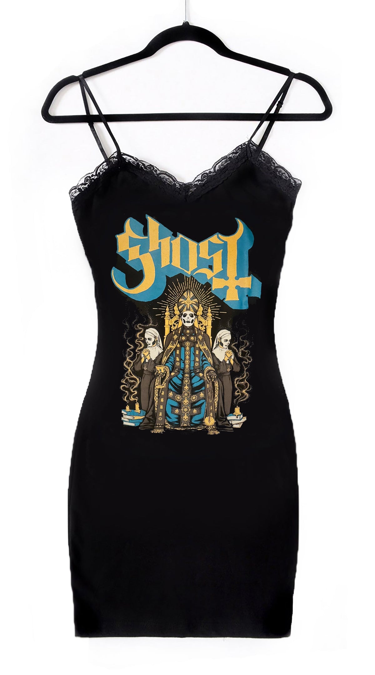 Ghost Lace Strap Dress