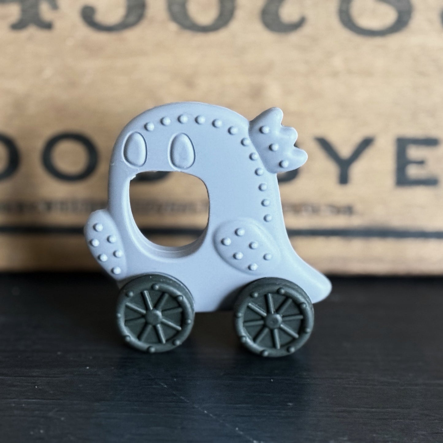 Ghost on Wheels Teething Toy