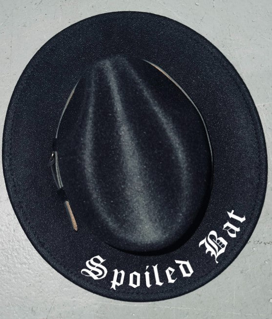 Vegan Wide Brim Felt Hat - Spoiled Bat