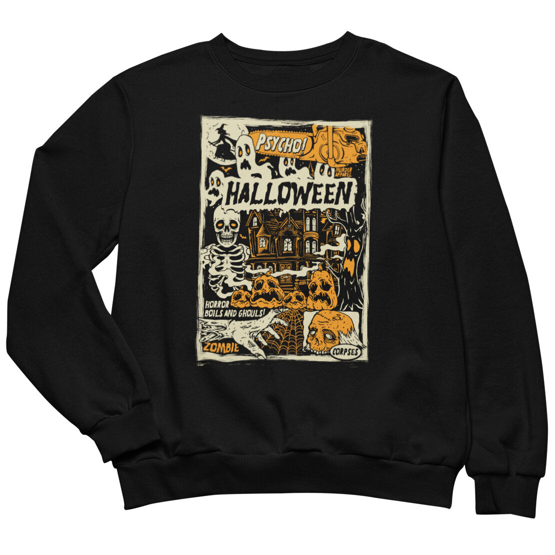 Retro Halloween Vibes Sweatshirt
