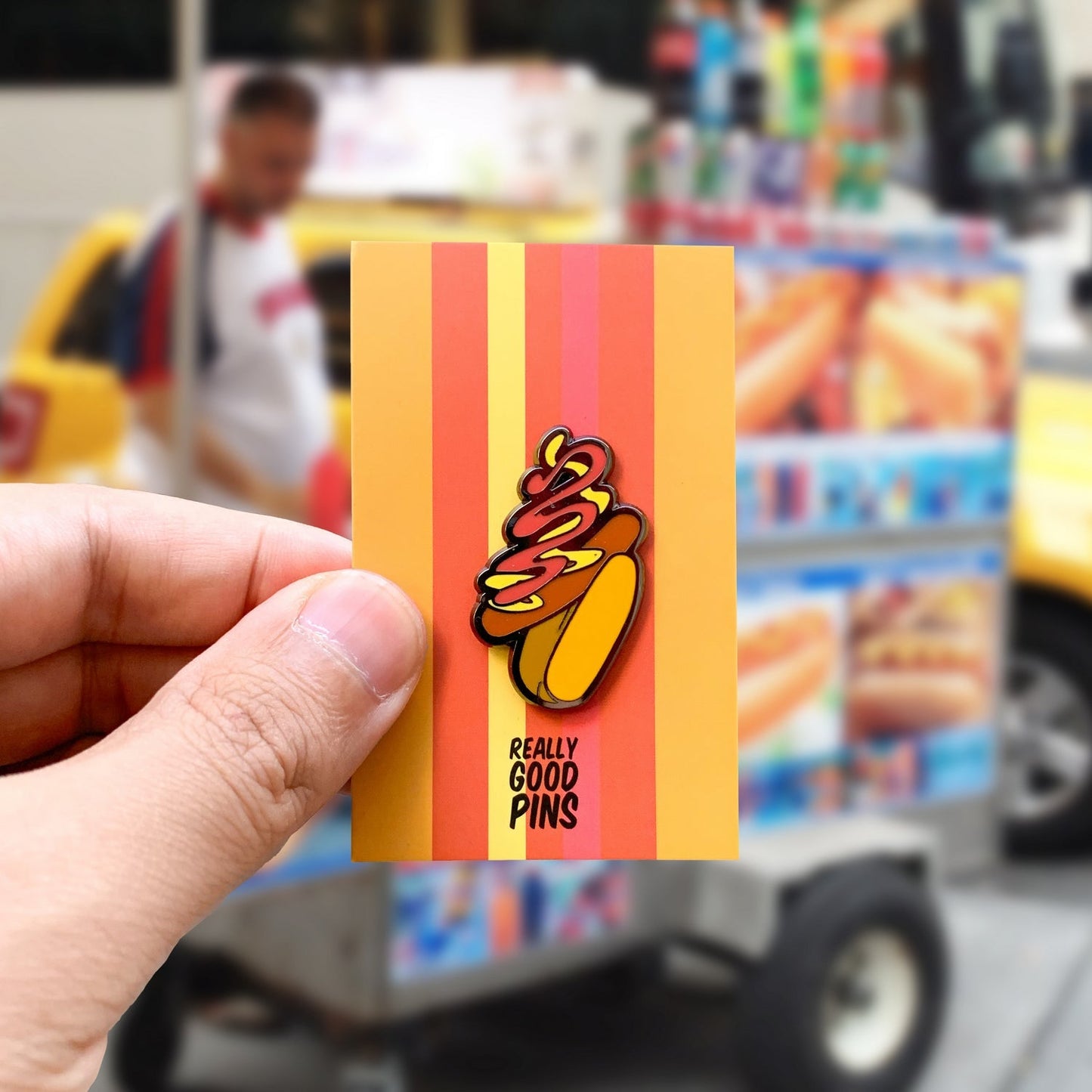 Hot Dog Pin