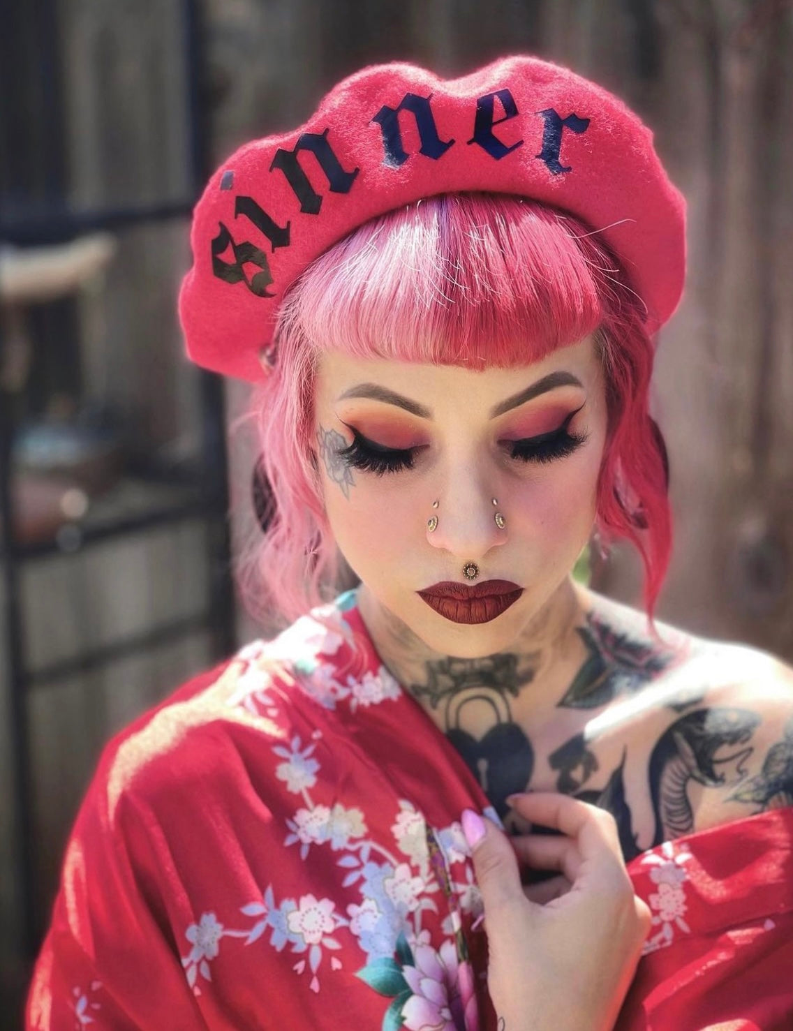 Vegan Beret - Sinner